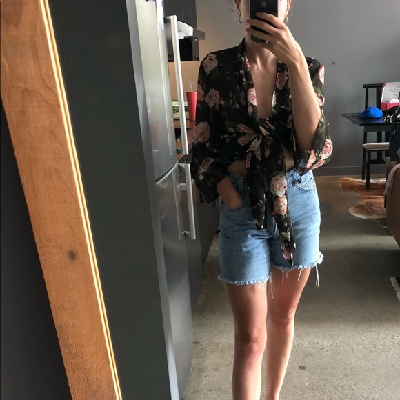 ❌SOLD❌ Blouse/Kimono Similar to For Love and Lemons - Picture 1 of 8